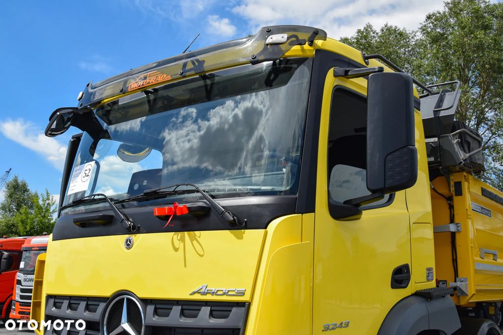 Mercedes-Benz AROCS 3243 / 8x4 / EURO 6 / WYWROTKA / MELLER KIPPER / HYDROBURTA / AUTOMAT / NOWE OPONY / NISKI PRZEBIEG / SERWISOWANY / SPROWADZONY - 10