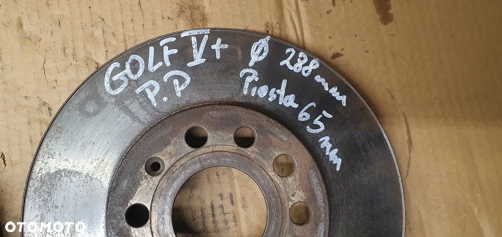 Tarcze hamulcowe przód przednie VW Golf V Plus - 6