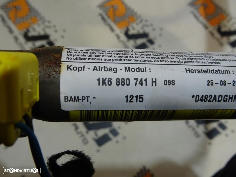 Airbag De Cortina Esquerdo Volkswagen Golf V (1K1)  1K6 880 741 H / 1K - 4