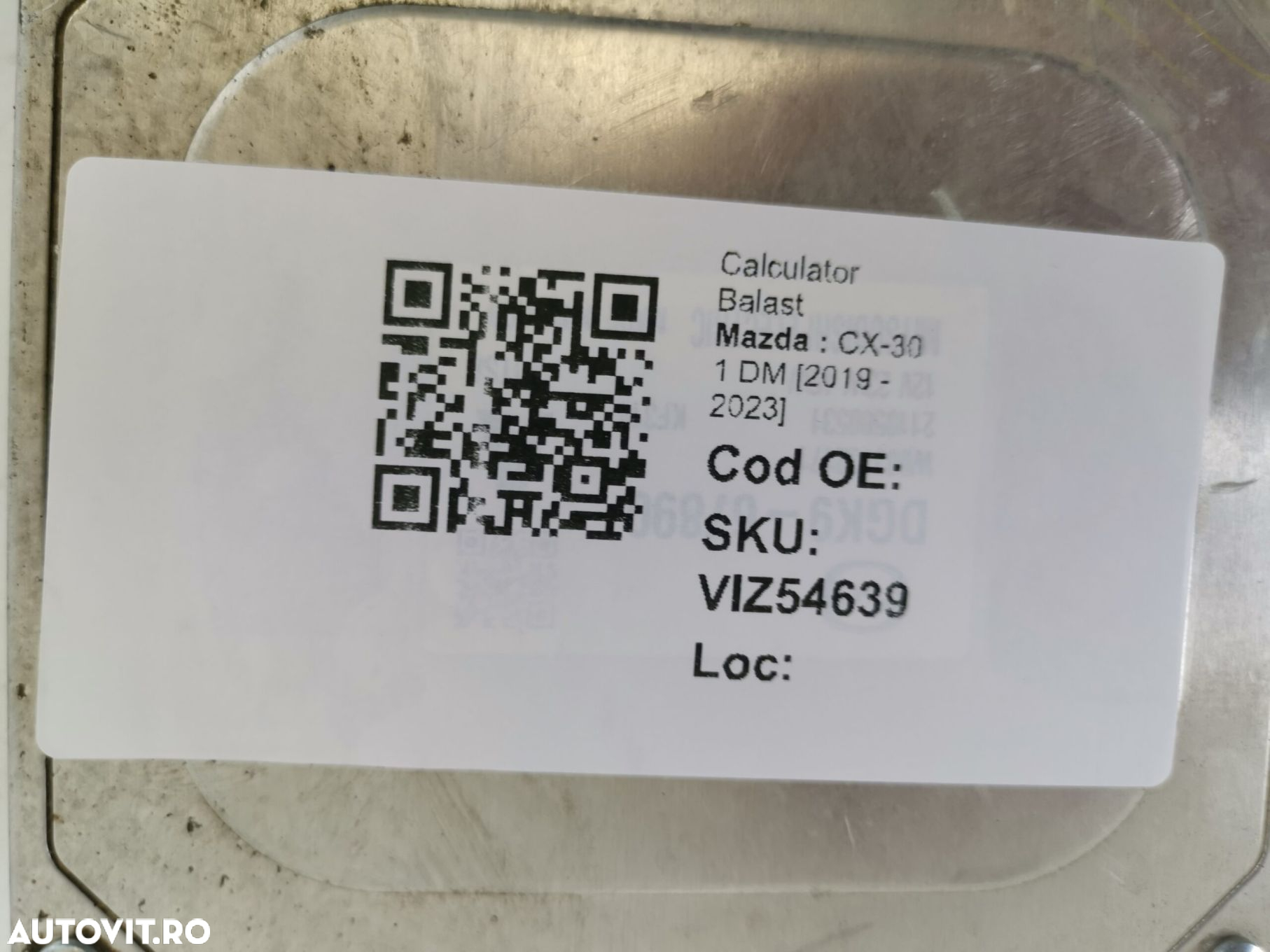 Calculator Balast Mazda  CX-30 1 DM [2019 - 2023] Original In Stare Bu - 8