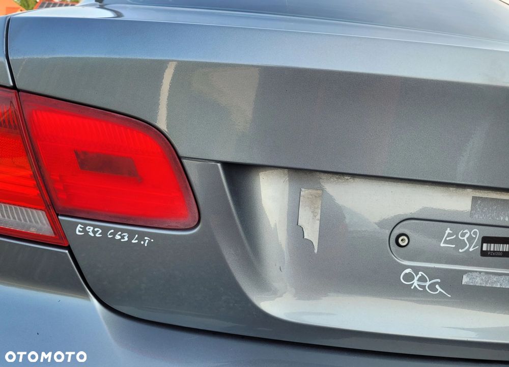 KLAPA BAGAŻNIKA BMW E92 A52 SPACEGRAU ORG LAKIER C63 - 6