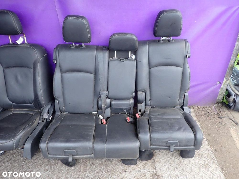 FIAT FREEMONT FOTELE KOMPLET PRZÓD LEWY PRAWY TYŁ 2 3 RZĄD 7 OSÓB SKÓRA EU - 5