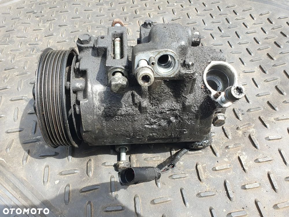 KOMPRESOR SPRĘŻARKA KLIMATYZACJI 6Q0820803D VW AUDI DENSO ORYGINAŁ GOLF BORA LUPO POLO FOX A2 IB - 3