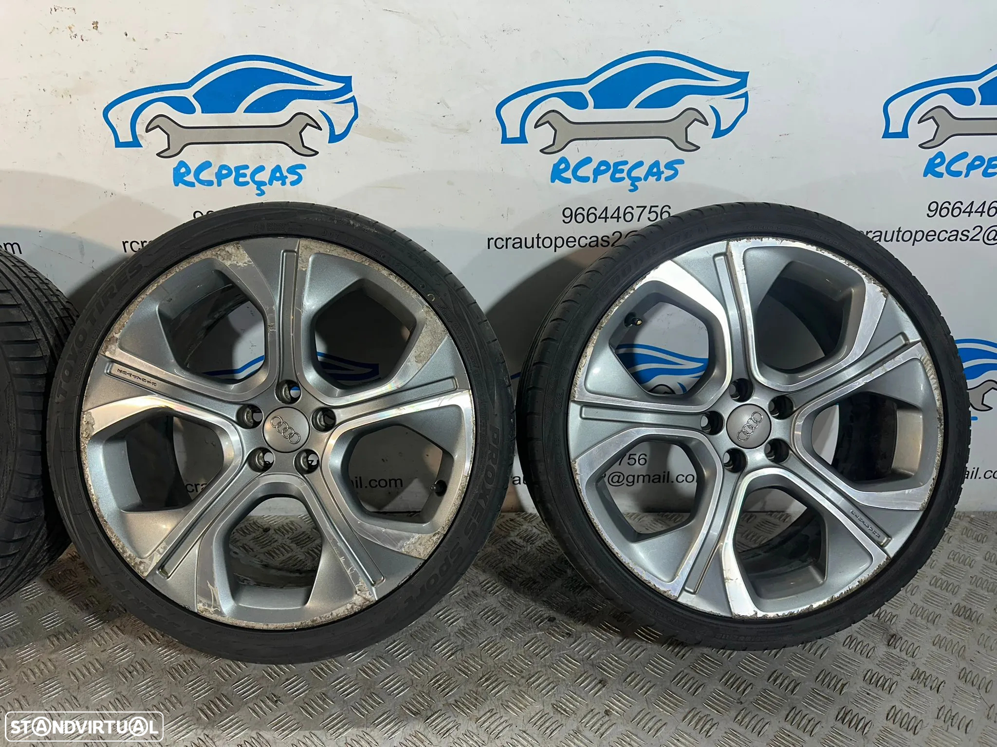 .Conjunto Jantes 18 Audi S-line A1 8X 5x100 7.5J ET39 8X0071498AL - 5