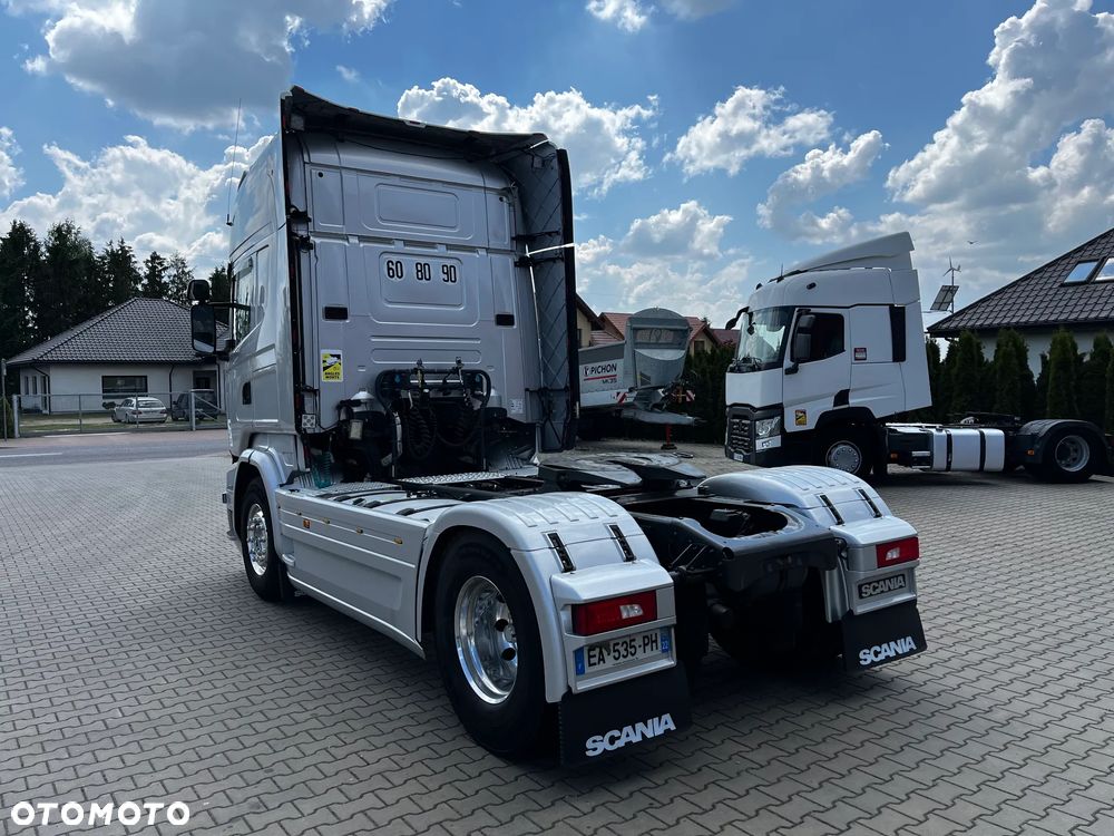 Scania R450 BEZ EGR/TOPLINE/SPROWADZONA Z FRANCJI/CAŁA NA PODUSZKACH/ALU FELGI/PTO/LODÓWKA/ - 4