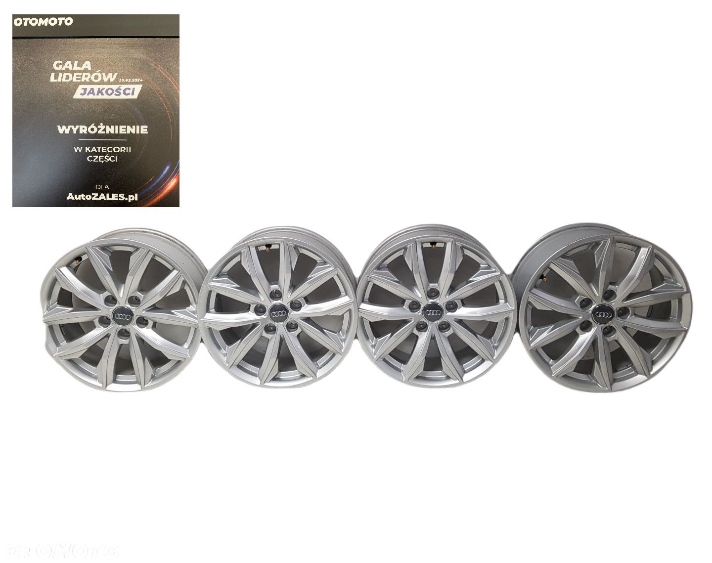 FABRYCZNIE NOWY ORYGINALNY KOMPLET ALUFELGI FELGI ALUMINIOWE AUDI Q5 II 2 A4 A6 17 5x112 ET34  7.0 - 1