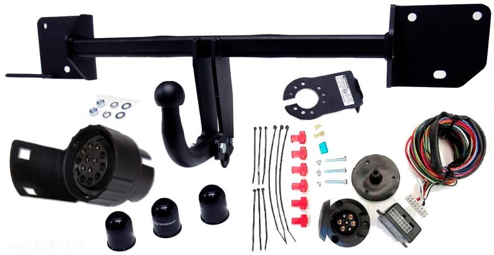 POLSKI STEINOF HAK HOLOWNICZY + MODUŁ + WIĄZKA 7PIN/13P BMW X1 E84 od 2009 do 2015 - 4