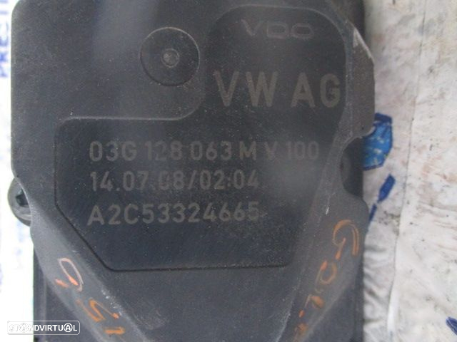 Corpo Borboleta A2C53324665  03G128063MV100 VW GOLF 5 1K 2008 1.9TDI 105CV 3P PRETO - 6