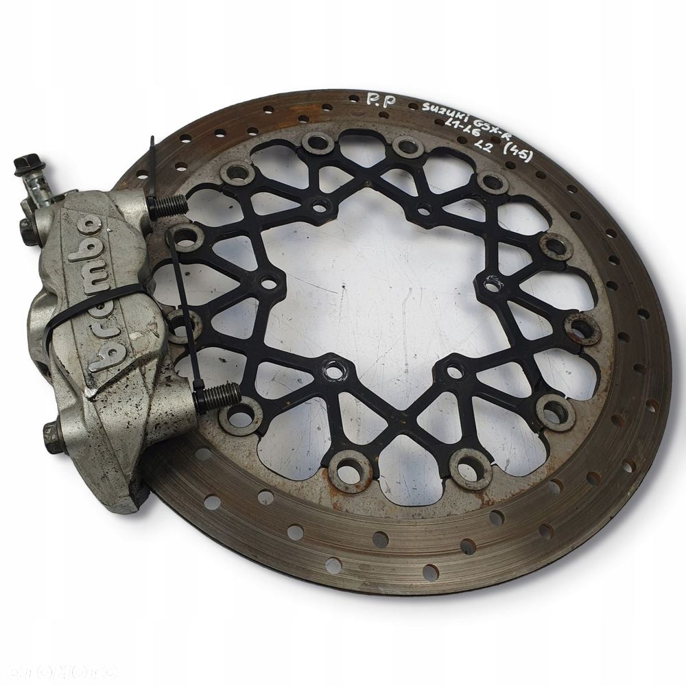 PRAWY ZACISK HAMULCOWY TARCZA PRZÓD Suzuki GSX-R 600 750 GSXR 600 L1-L6 - 1