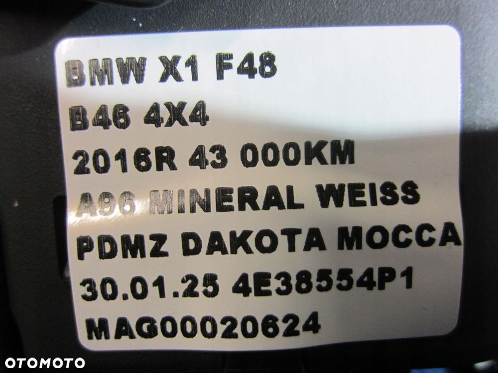 BMW X1 F48 F39 PODUSZKA KIEROWCY AIRBAG USA ORYGINAŁ 6877541 32306877541 - 8