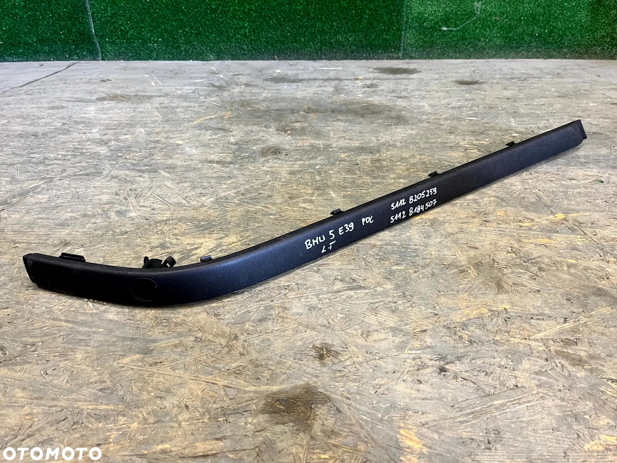 BMW SERIA 5 E39 LISTWA ZDERZAKA LEWY TYŁ LEWA TYLNA PDC 8205259 8184507 - 1