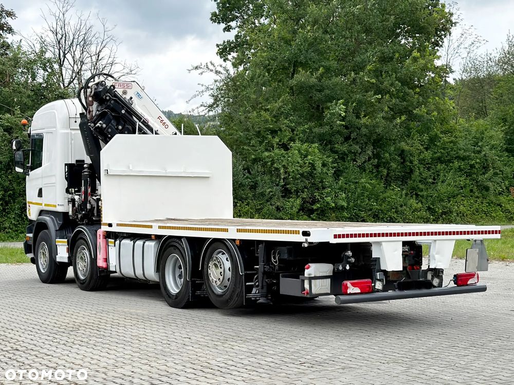 Scania R 580 * PLATFORMA 8,40 m * FASSI F660 + PILOT * 8x4 * STAN BDB - 6