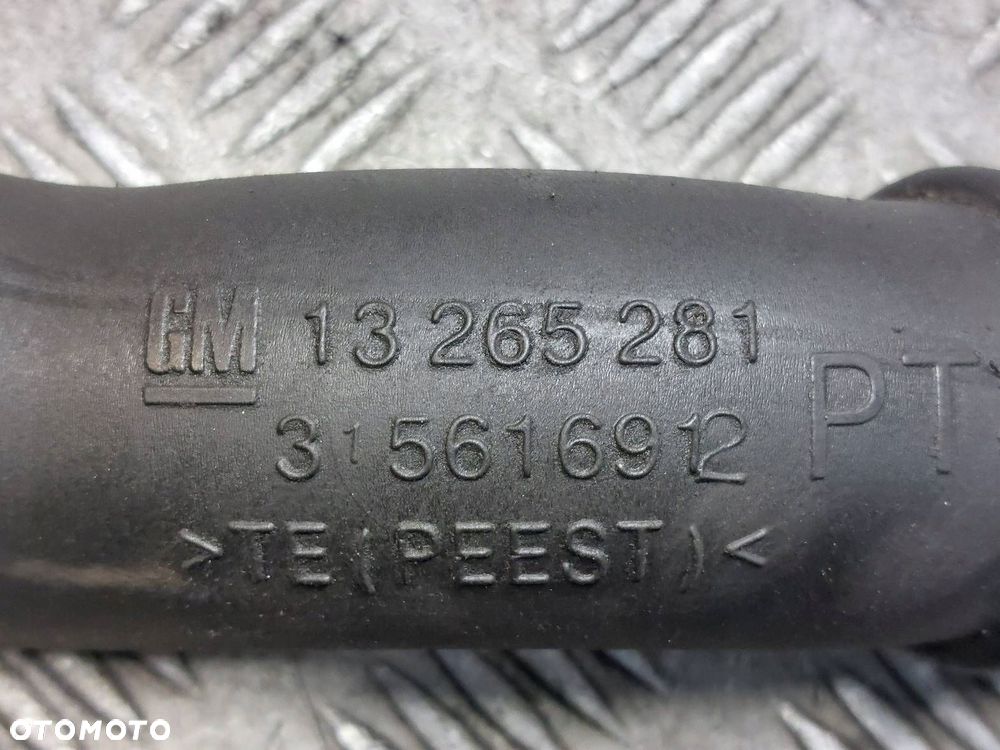 RURA POWIETRZA INTERCOOLERA OPEL ASTRA J 1.7 CDTI 13327298 13265281 - 3