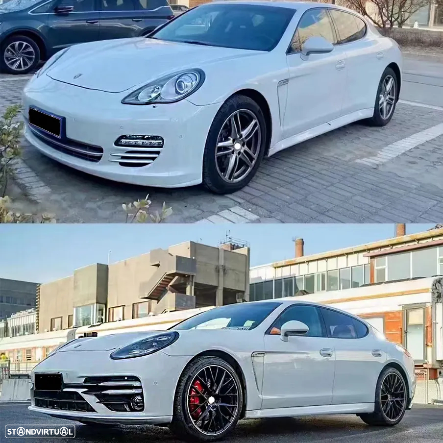 Para-choques + Faróis Porsche Panamera 970 (2010 a 2013) Look 971 Turbo GTS - 5