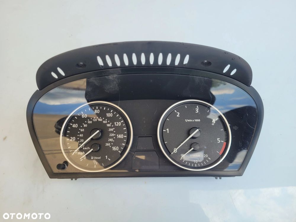 LICZNIK ZEGARY BMW X5 E70 M57N2 3.0D AUTOMAT ANGIELSKI 9170269 - 1