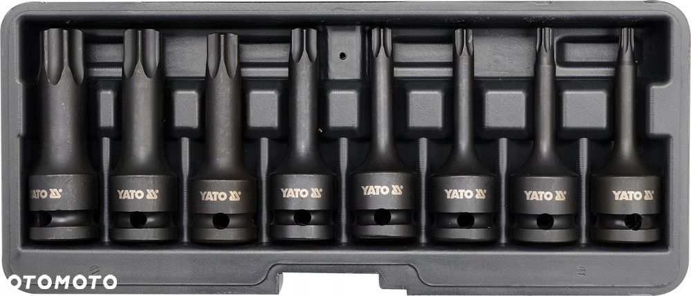 YATO YT-1065 ZESTAW KLUCZY UDROWYCH TRZPIENIOWYCH NASADEK TORX 1/2" T30-T80 - 2