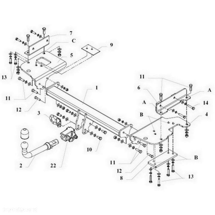 Hak Holowniczy Automat Do Hyundai Tucson 2004-2010 - 3