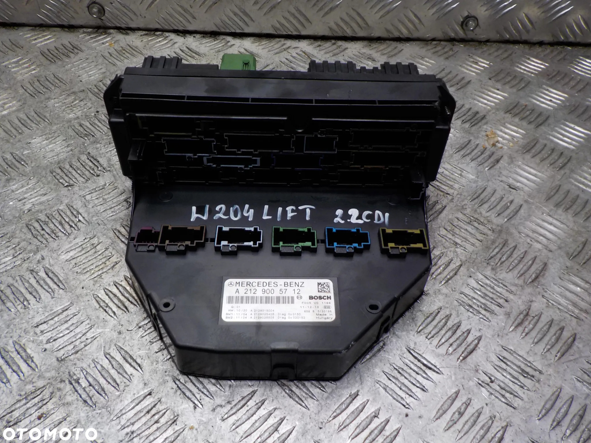 MERCEDES W204 LIFT MODUŁ BSI A2129005712 - 2
