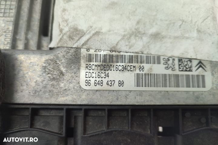 Calculator motor 9664843780 1.6 hdi 9HZ Peugeot 207 1 seria - 3
