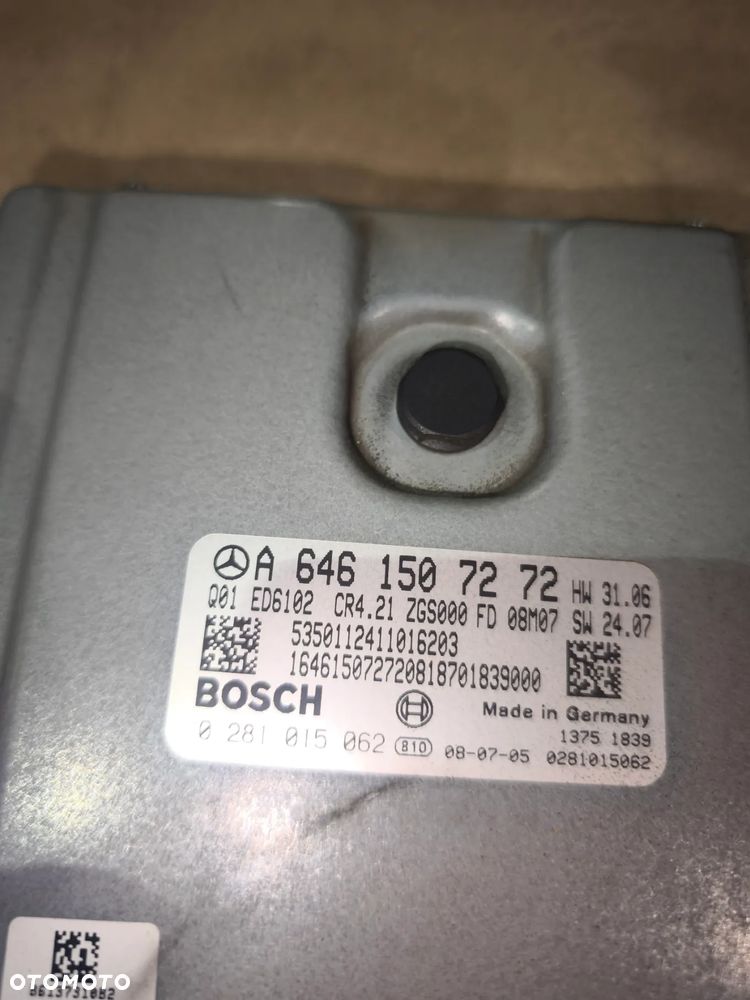 Sterownik silnika komputer a6461507272 Mercedes-Benz Vito w639 2.2 646 - 4