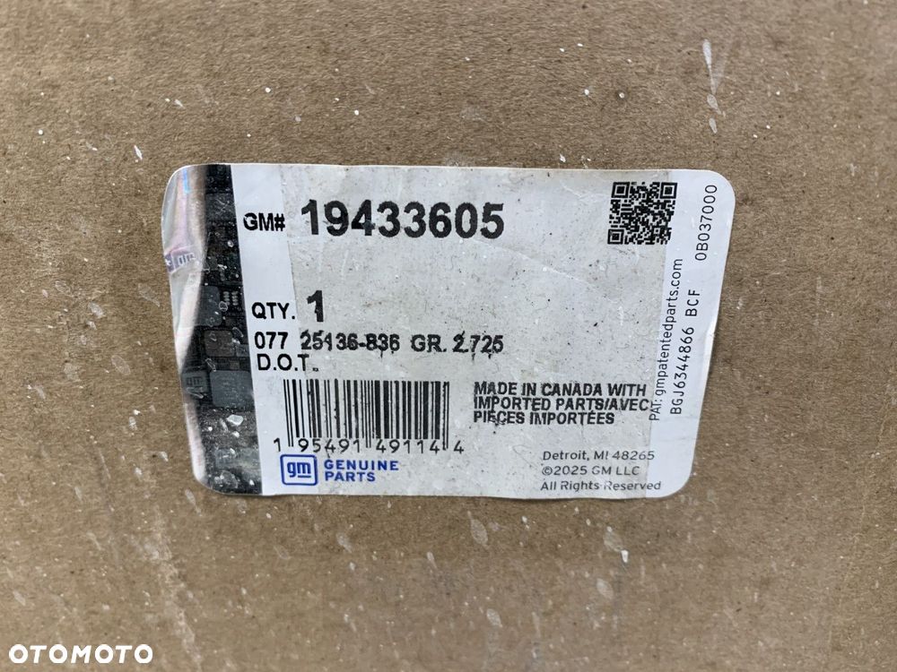 NOWA ORYGINALNA GM LAMPA LAMPA LEWA PRZEDNIA LEWY PRZÓD CHEVROLET CAMARO 10-13 REFLEKTOR  19433605 - 9