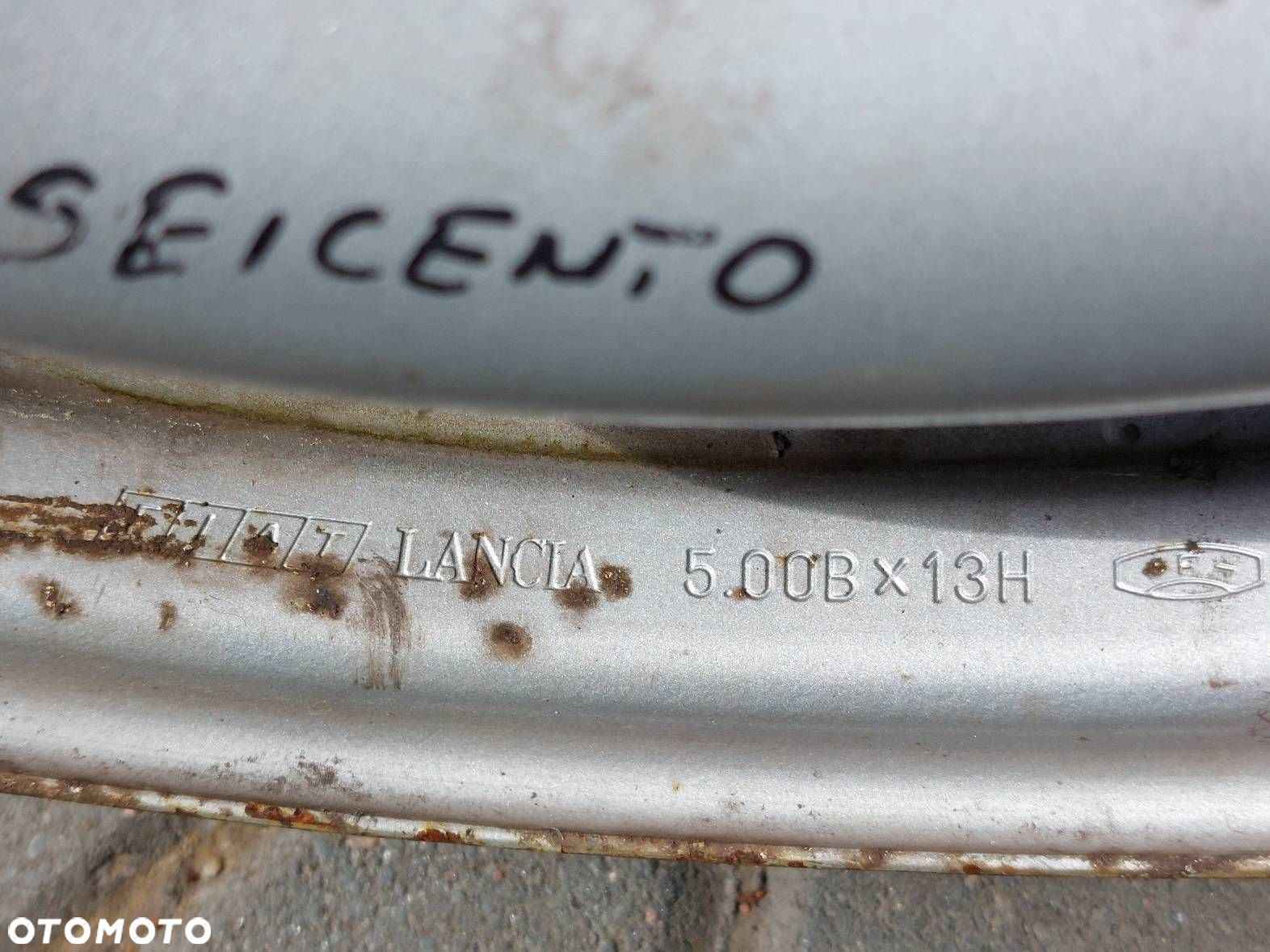 FELGA STALOWA 1 SZT 4x98 5Jx13 ET33 FI58,1 FIAT SEICENTO - 3