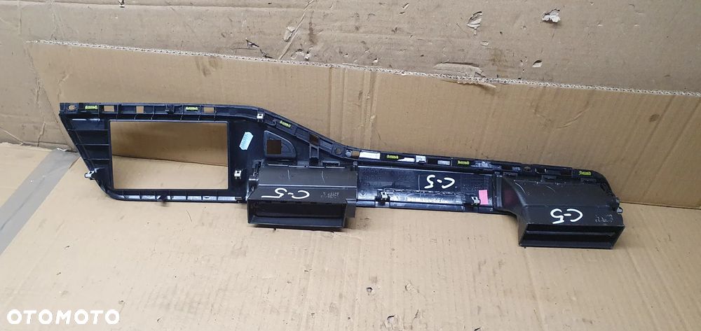 Kratki nawiewu środkowe osłona wyświetlacza Citroen C5 III 9686234077 - 4