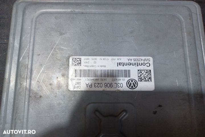 Calculator motor ECU 03L906023PA 5WP42935AA - 1.6 TDI 03L906023PA 5WP - 3
