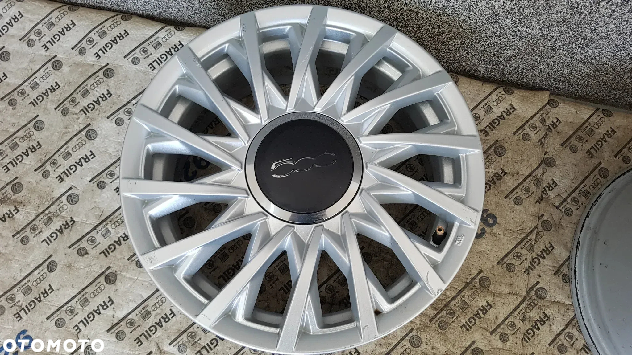 ALU FELGI ORYGINAŁ FIAT 500 4X98 6JX15 ET35 - 4