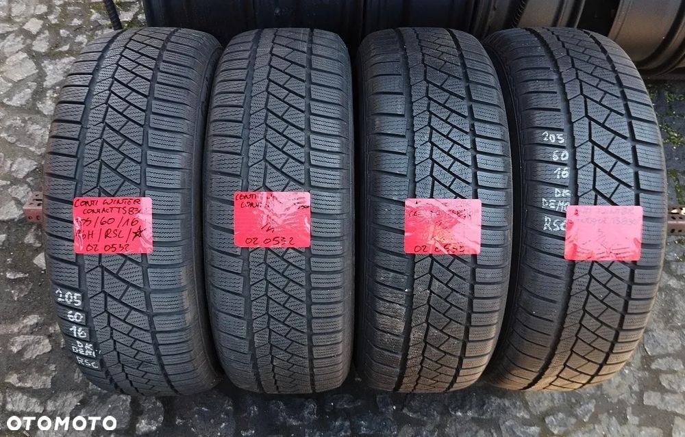 205 60 16 Continental Opony zimowe TS830P RSC BMW 4szt. - 1