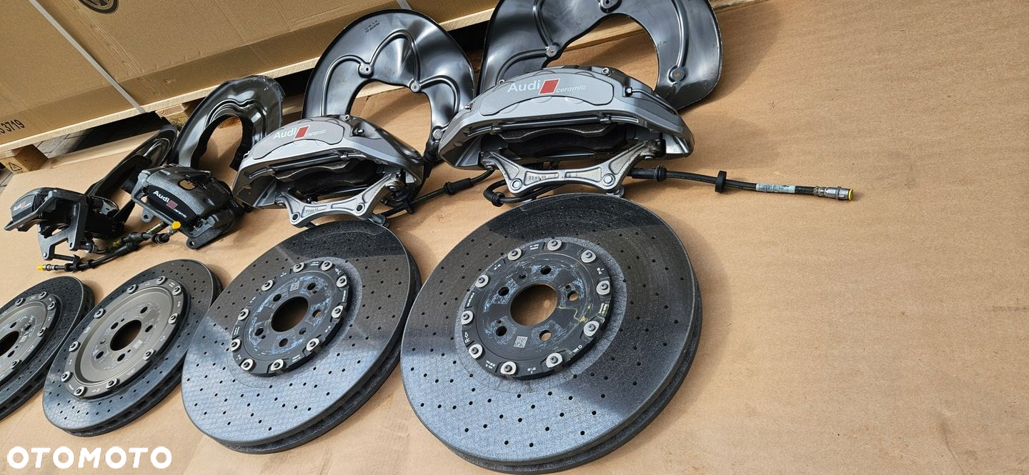 AUDI S6 RS6 S7 RS7 C7 4G HAMULCE CERAMICZNE CERAMIKA TARCZE ZACISKI KLOCKI - 2