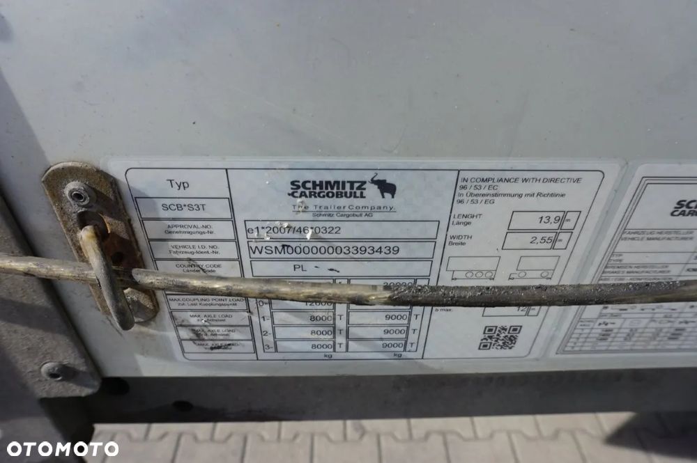 Schmitz Cargobull FIRANA VARIOS 385/55 R 22,5 OŚ PODNOSZONA * 2022 * - 14