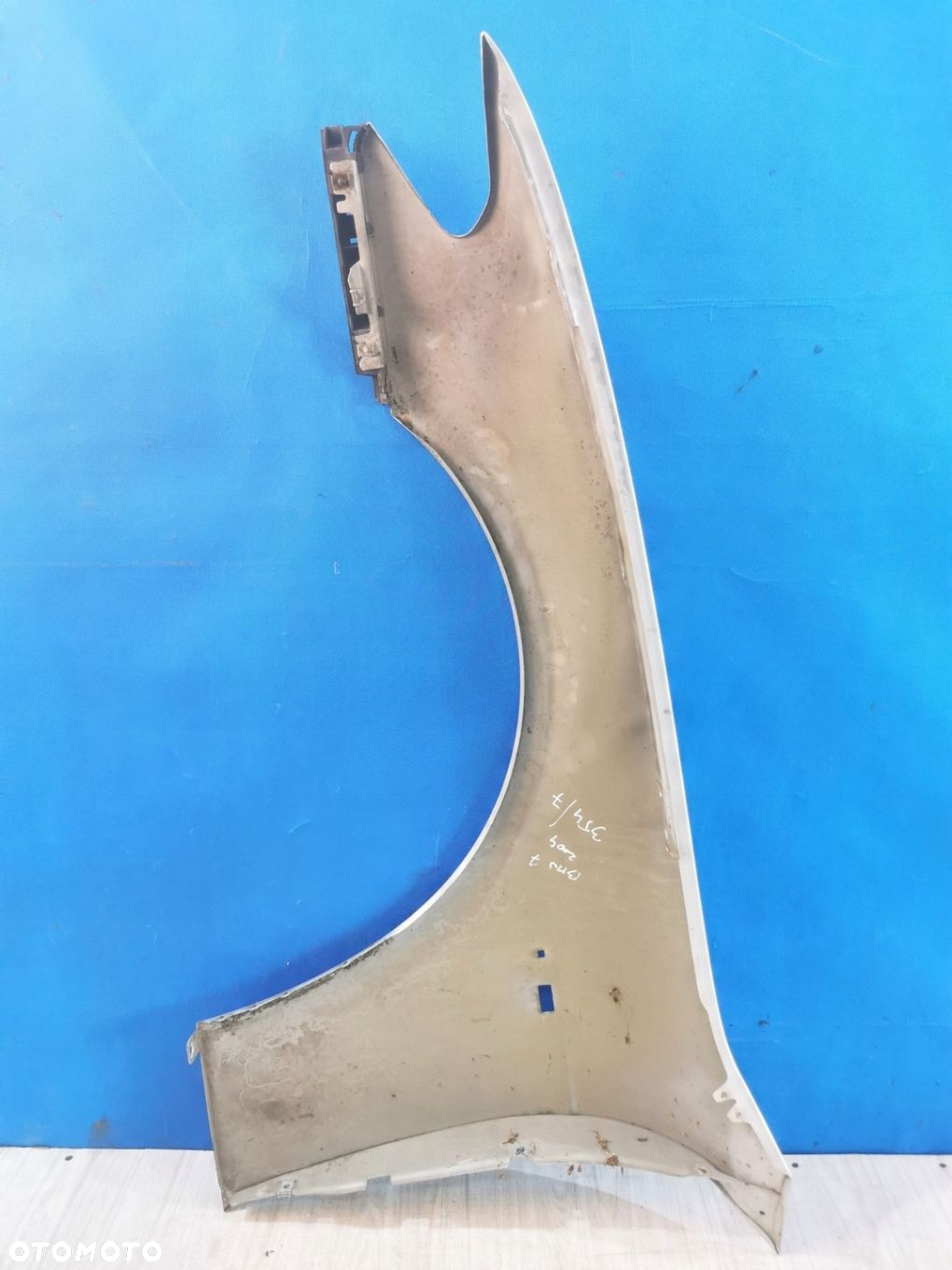 BMW 7 E65 E66 01/08 błotnik przód przedni prawy 354/7 Titansilber - 7