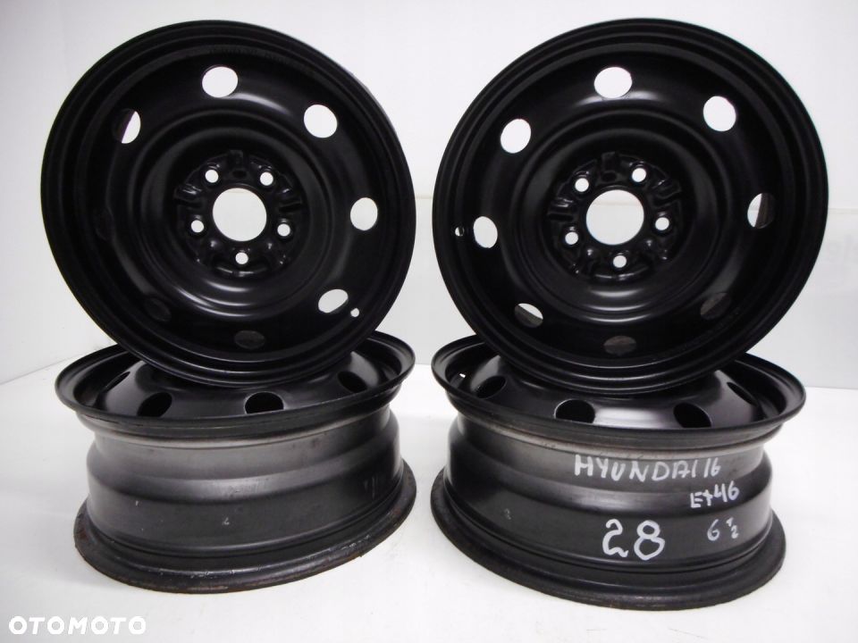 FELGI STALOWE 16 HYUNDAI KONA I30 I4O TUCSON ELANTRA KIA CEED X-CEED CARENS VENGA SOUL SPORTAGE NIRO 5X114,3 - 7