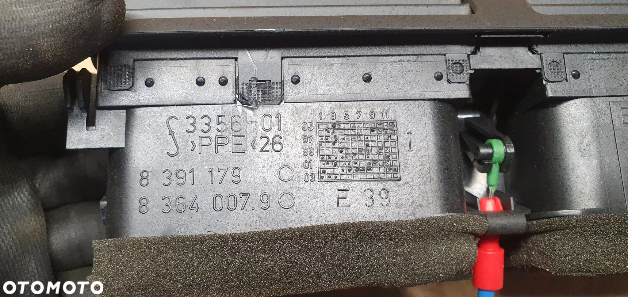 Kratka nawiewu powietrza środkowa BMW 3 E46 8363199 - 6