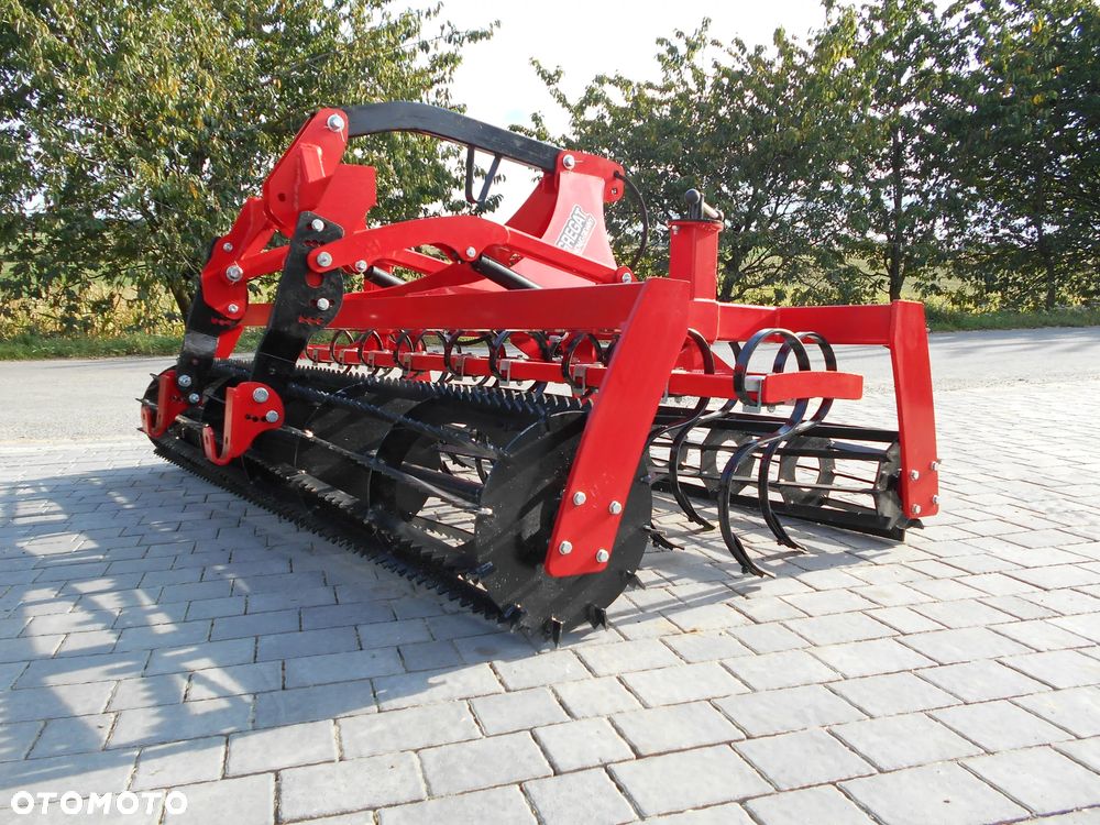 Agregat uprawowo-siewny 2,5/2,7/3m Kultywator z wałkiem / hydropak/ rura, struna, packer - 3