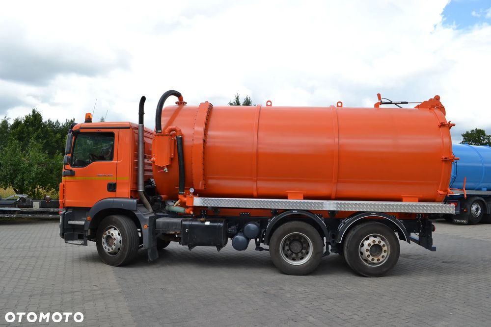 MAN TGM 2013 r 279000 km SPECJALNY SZAMBIARKA NOWA BECZKA 20 m³ TRZECIA OŚ SKRĘTNA KLIMATYZACJA - 9