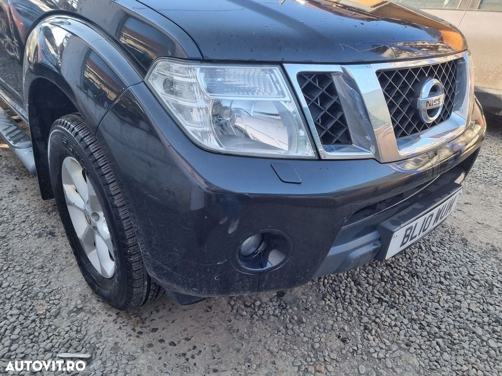 Bara fata Nissan Navara D40 Facelift 2006 - 2010 NEGRU GNO BLACK (1187) model cu ... - 4