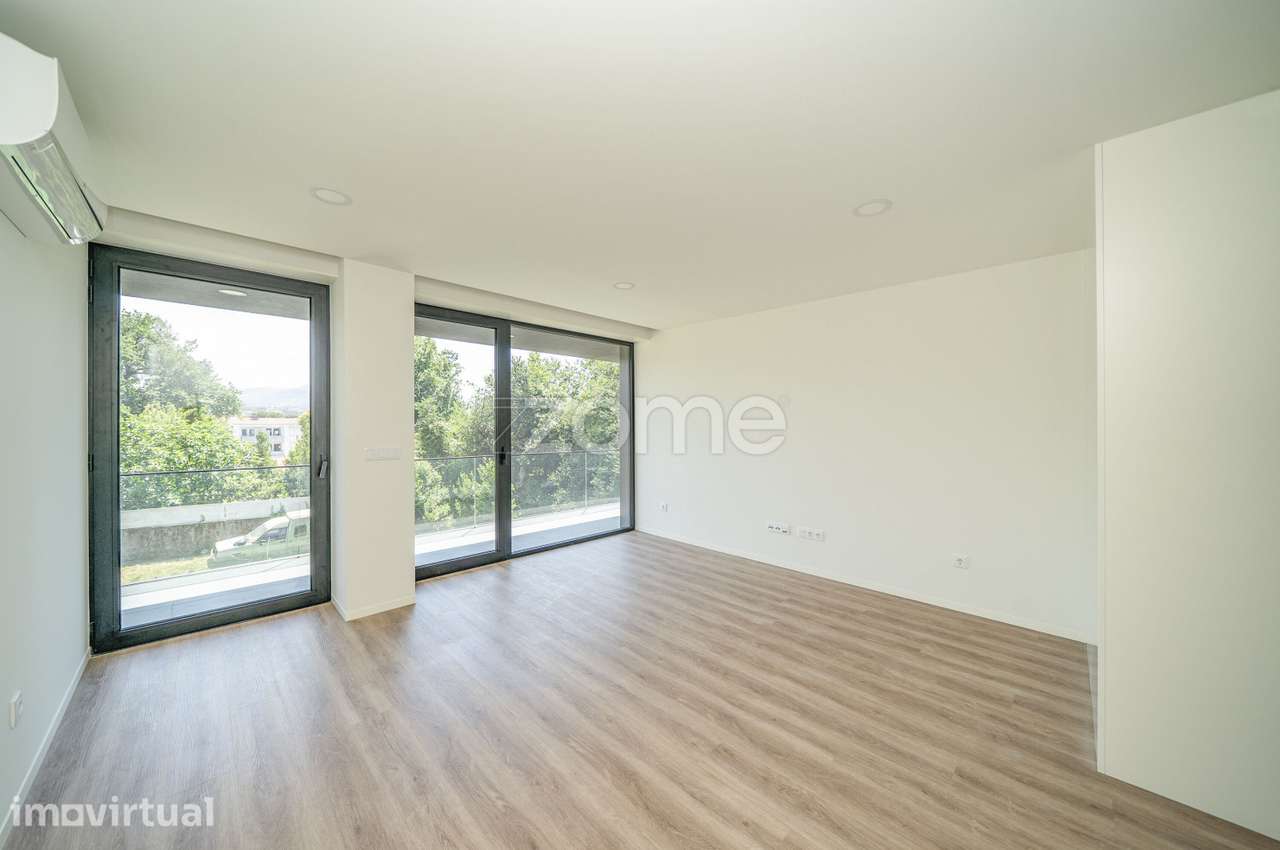 Apartamento T1 novo com elevador e garagem em Ponte de Lima - Grande imagem: 5/27