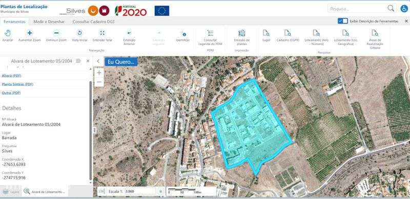 Lote Urbano com 200m² de Construção – Urbanização da Barrada, Silves - Grande imagem: 4/4