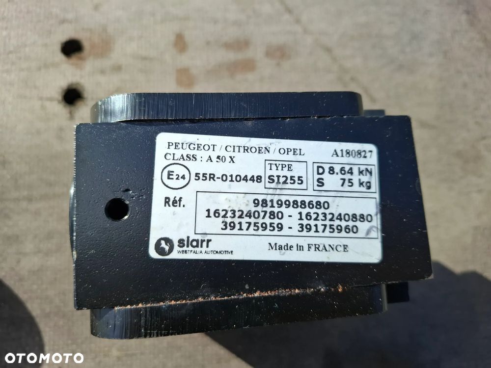 KULA HAKA HAK HOLOWNICZY WPINANA OPEL COMBO TOYOTA PROACE 9819988680 - 4