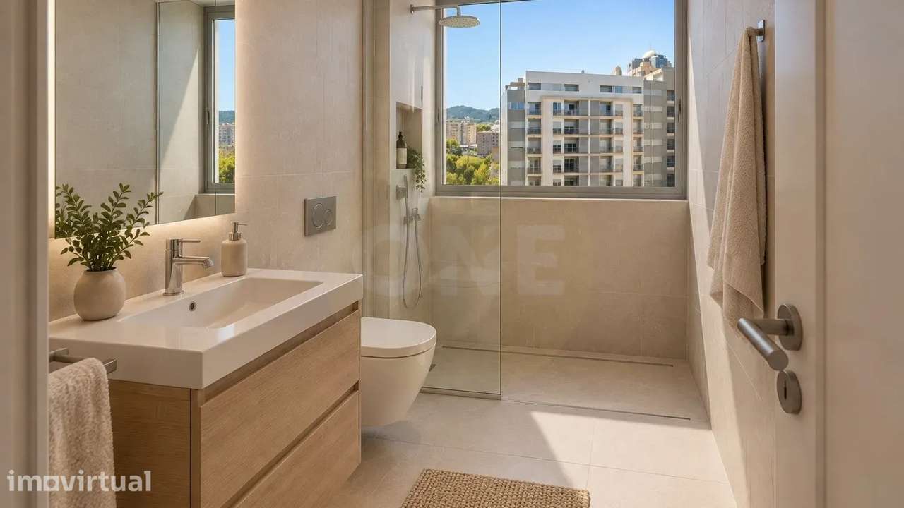T2 em construção com suíte, varanda e garagem fechada — Famalicão - Grande imagem: 5/7