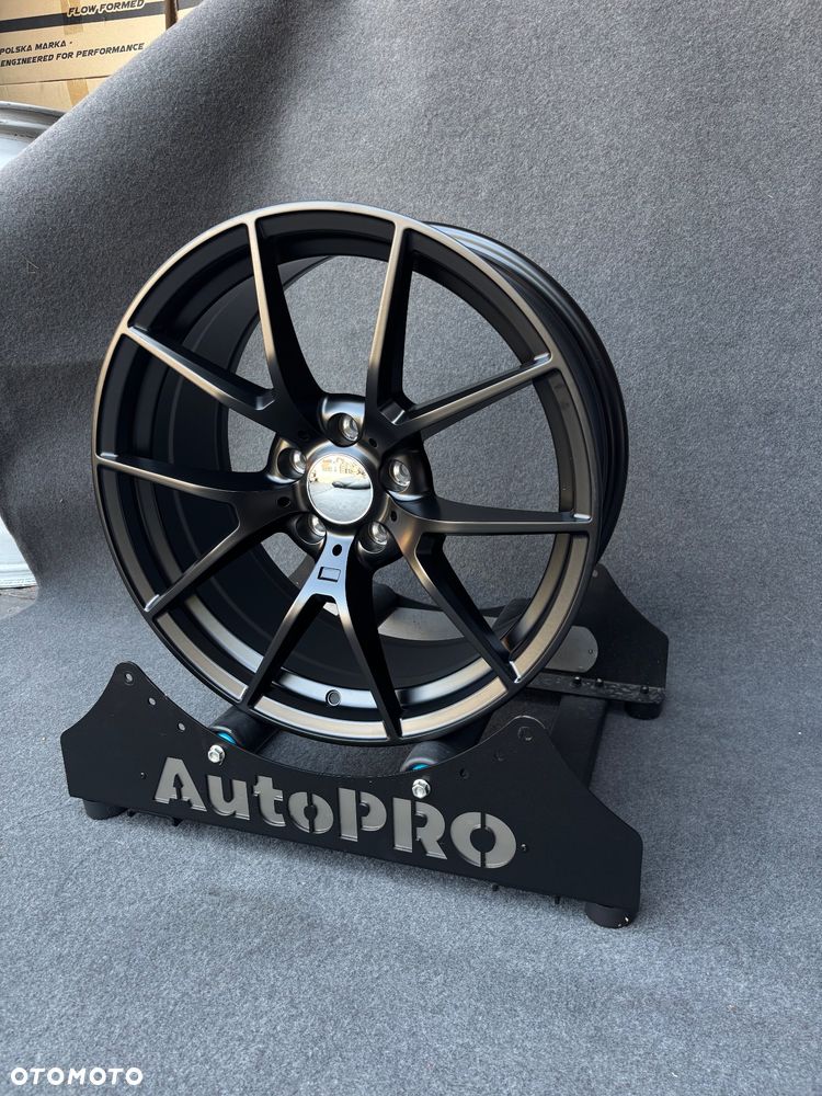 NOWE alufelgi M pakiet 5x112 18 felgi 8j ET25 BMW seria 3 G20 G22 G30 G31 F44 G22 G23 G32 F39 G60 G01 X1 F48 G42 X2 U06 Active Tourer Z4 G29 xDrive Styling 930 czarne polerowane jak Japan Racing Carbonado Rubin - 3