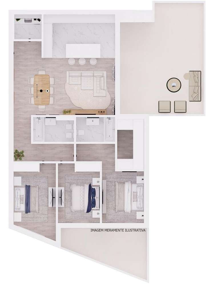 Apartamento T3 em Pombal de 133,00 m2 - Grande imagem: 3/20