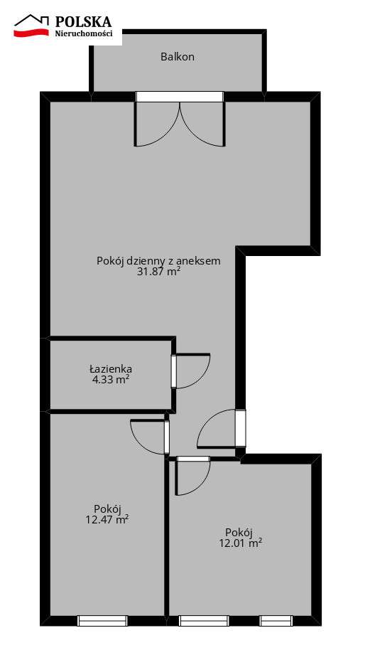 Nowe mieszkanie 60,68 m2 w Wejherowie z tarasem - Pełny obrazek: 3/6