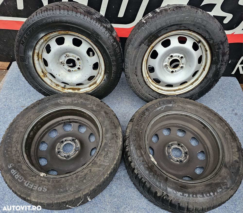 JanteTabla 16'' 5 x 114,3 Dacia Duster+Cauciucuri Iarna 215-65-16''M+S - 6