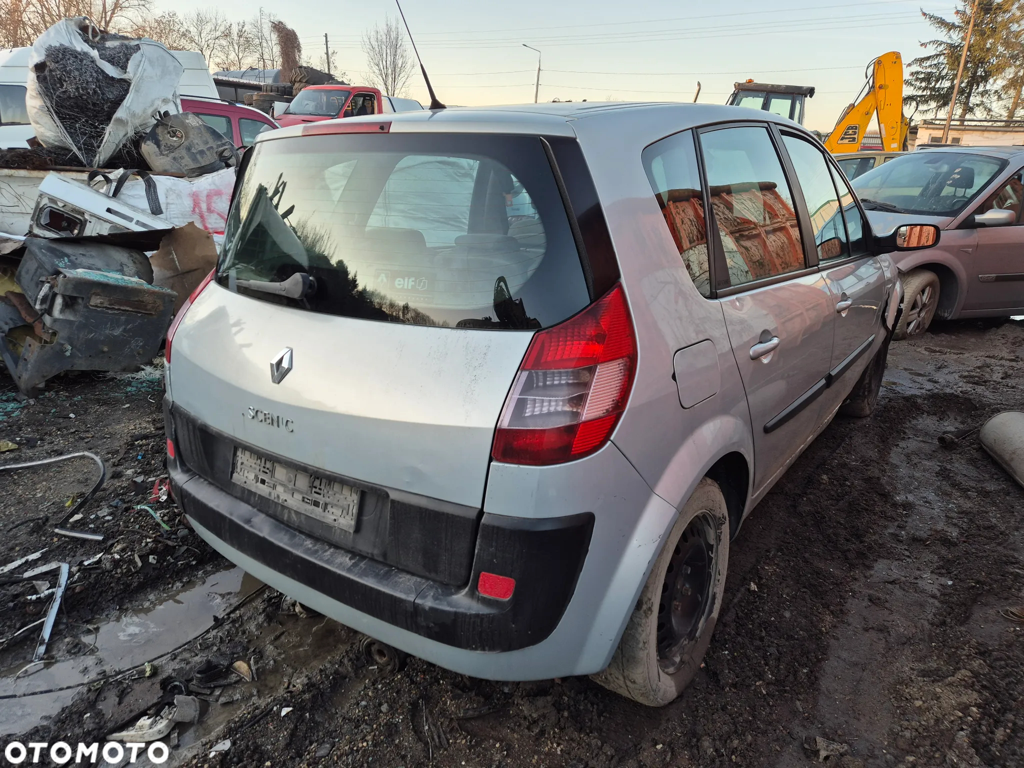 RENAULT SCENIC II NV632 maska pokrywa silnika klapa bagażnika zderzak lampa reflektor pas przedni stop lampy halogeny - 3