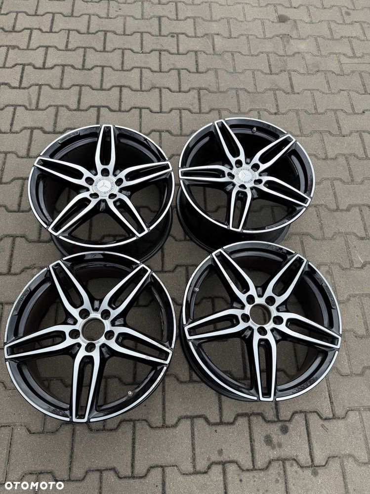 ALUFELGI Mercedes W213 AMG 19” 5x112 Przód 8J ET43 / Tył 9J ET49 TPMS OEM A2134012000 / A2134012100 - 1