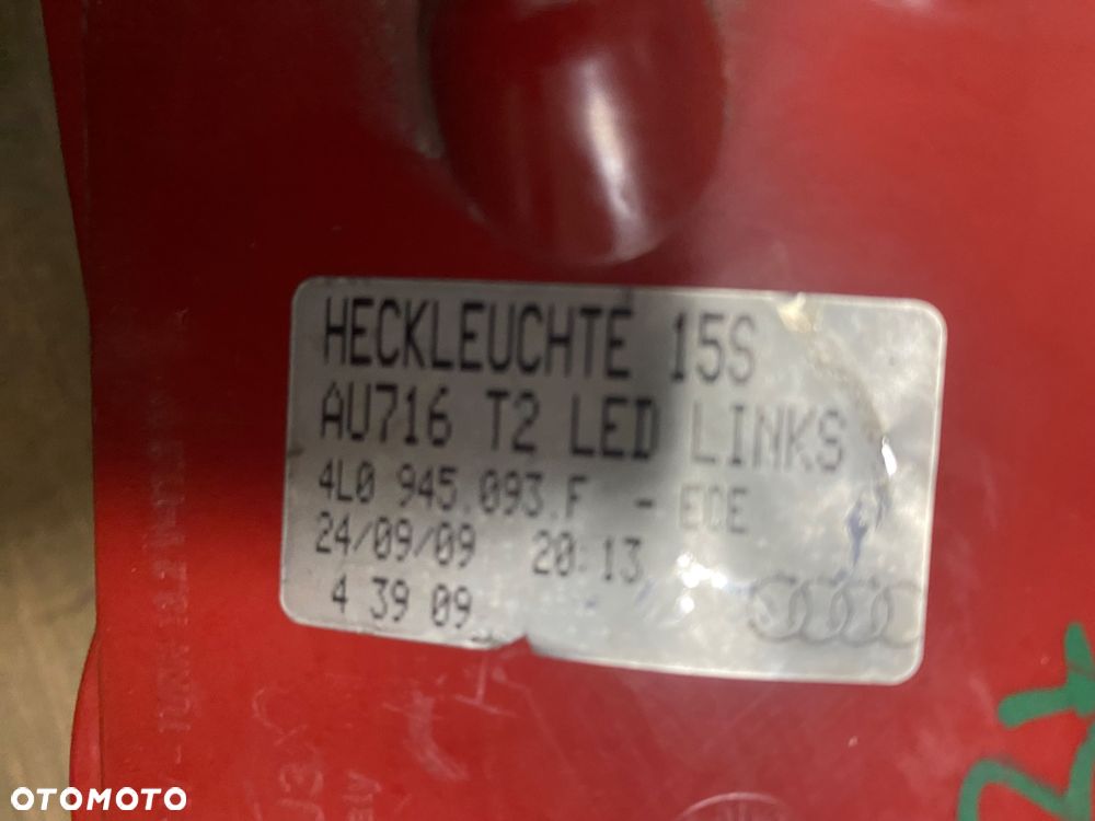AUDI Q7 4L LIFT LAMPA TYLNA LEW. 4L0945093F ORG. - 3