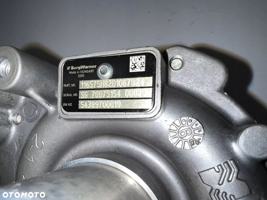 Mercedes 1,6 CDi turbina 54389700019 6220900400 - 4